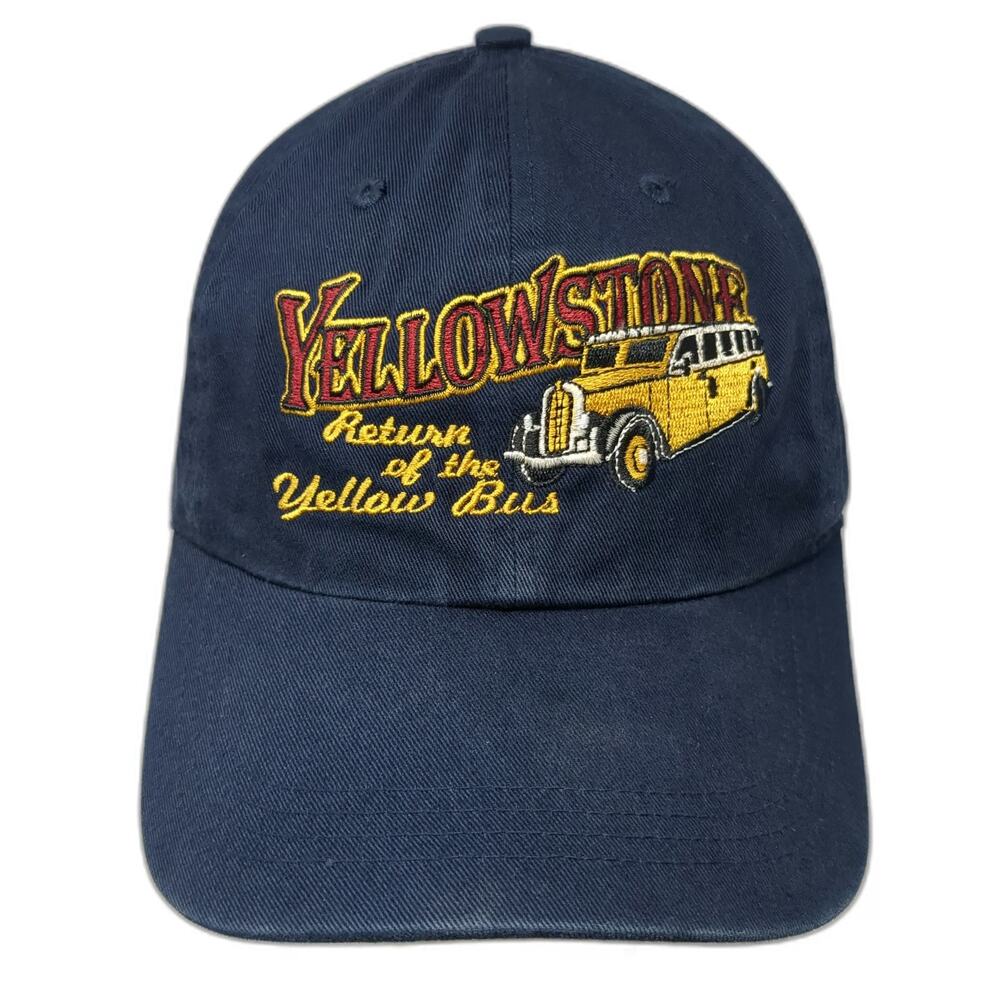 Ahead Baseball Cap Blue One Size Yellowstone Return Yellow Bus Hat Slideback